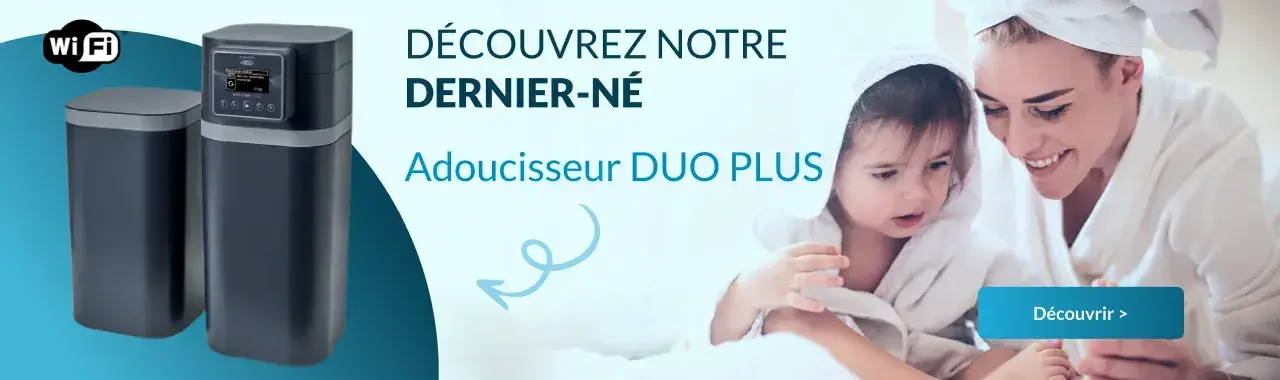 Adoucisseur d'eau compact DUO PLUS