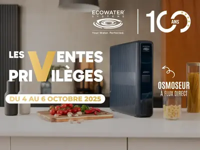 Les Ventes Privilèges ! EcoWater Maine Aqua Service Le Mans