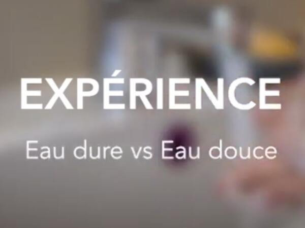 Eau dure vs Eau douce - L'expérience du lavage de main